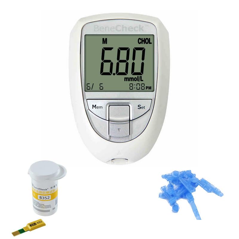 Cholesterol Test Meter Kit + 10pcs Strips Y97123