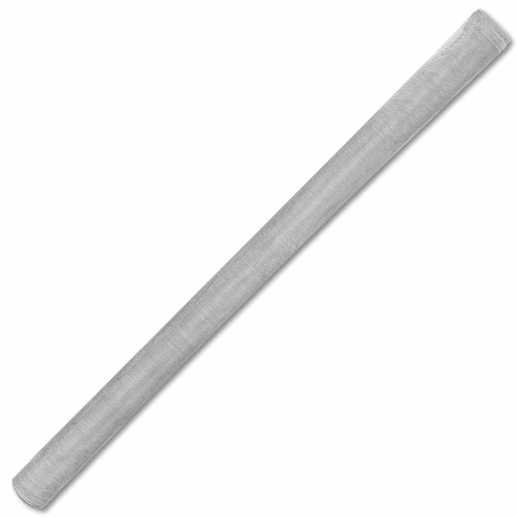 Aluminum Mesh Screen 39.4x196.9 Inch Silver B997