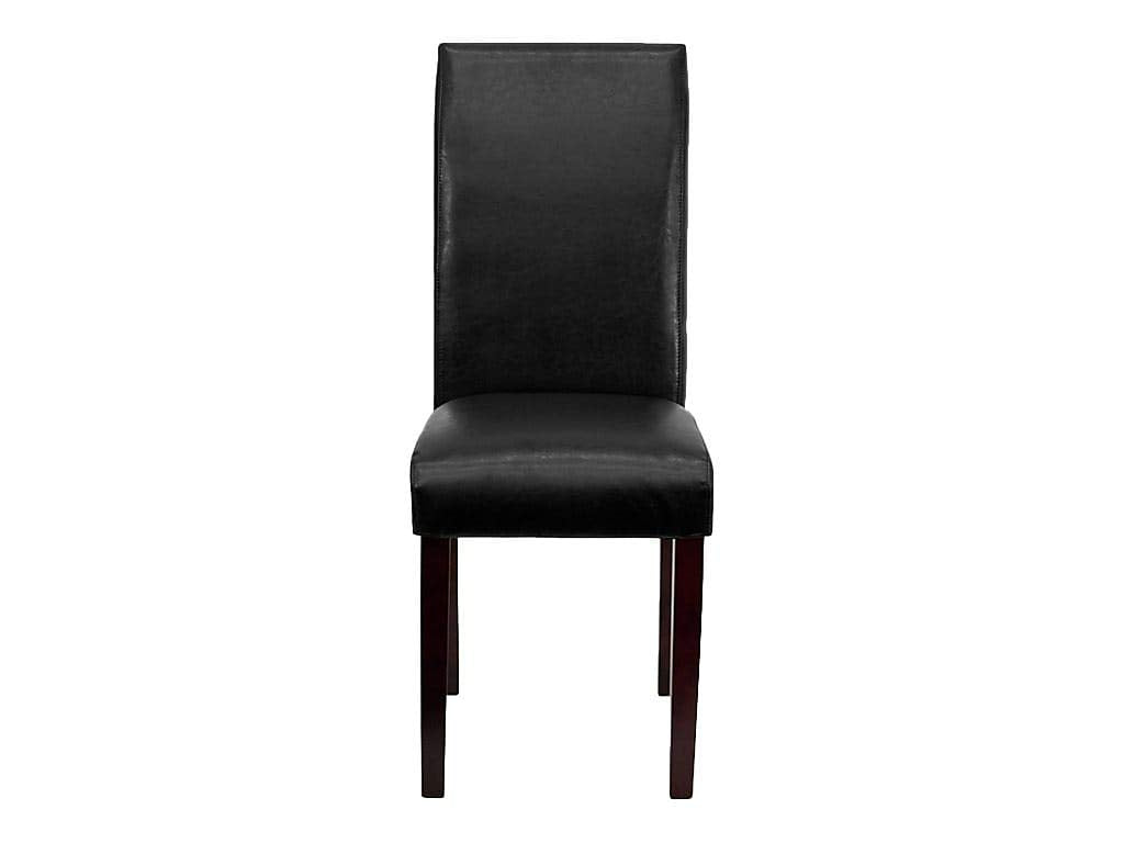 Black LeatherSoft Upholstered Dining Chair A42326