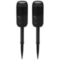 Black Waterproof Indoor and Outdoor Speakers, 2 Count G4388