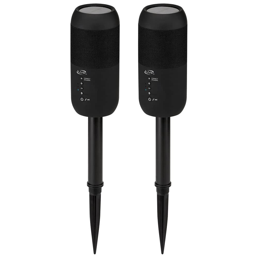 Black Waterproof Indoor and Outdoor Speakers, 2 Count G4388