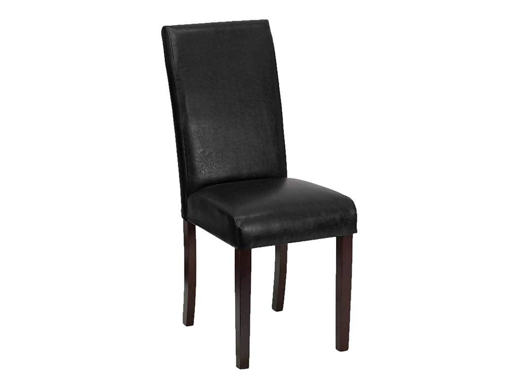 Black LeatherSoft Upholstered Dining Chair A42326