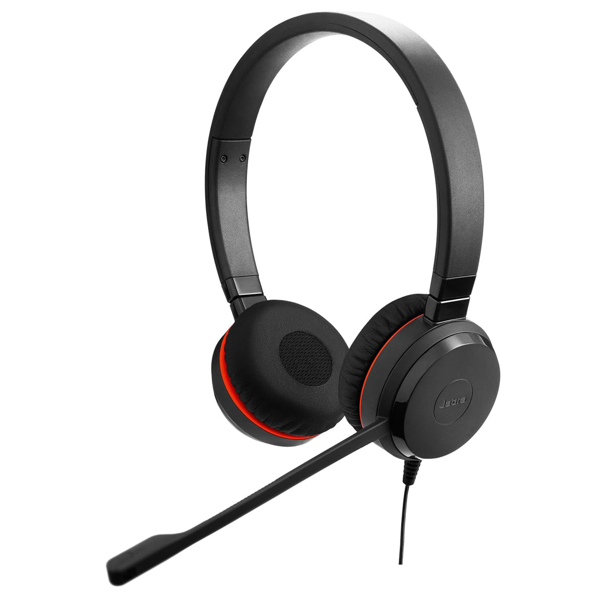 Wired Dual-Ear Headset with Mic, Black N98292