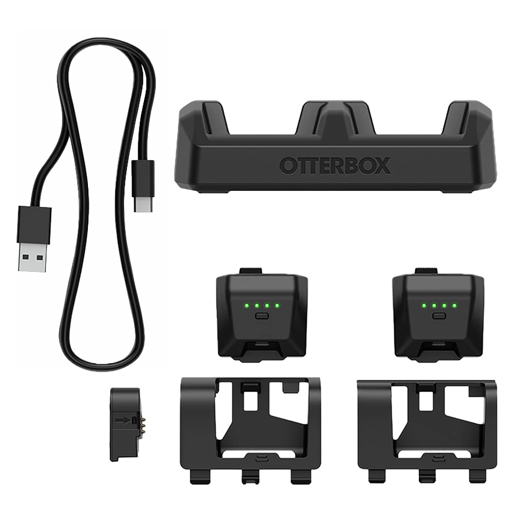 Controller Batteries for Xbox One and Xbox Series X|S, 2 Batteries And Charging Dock Included V329422