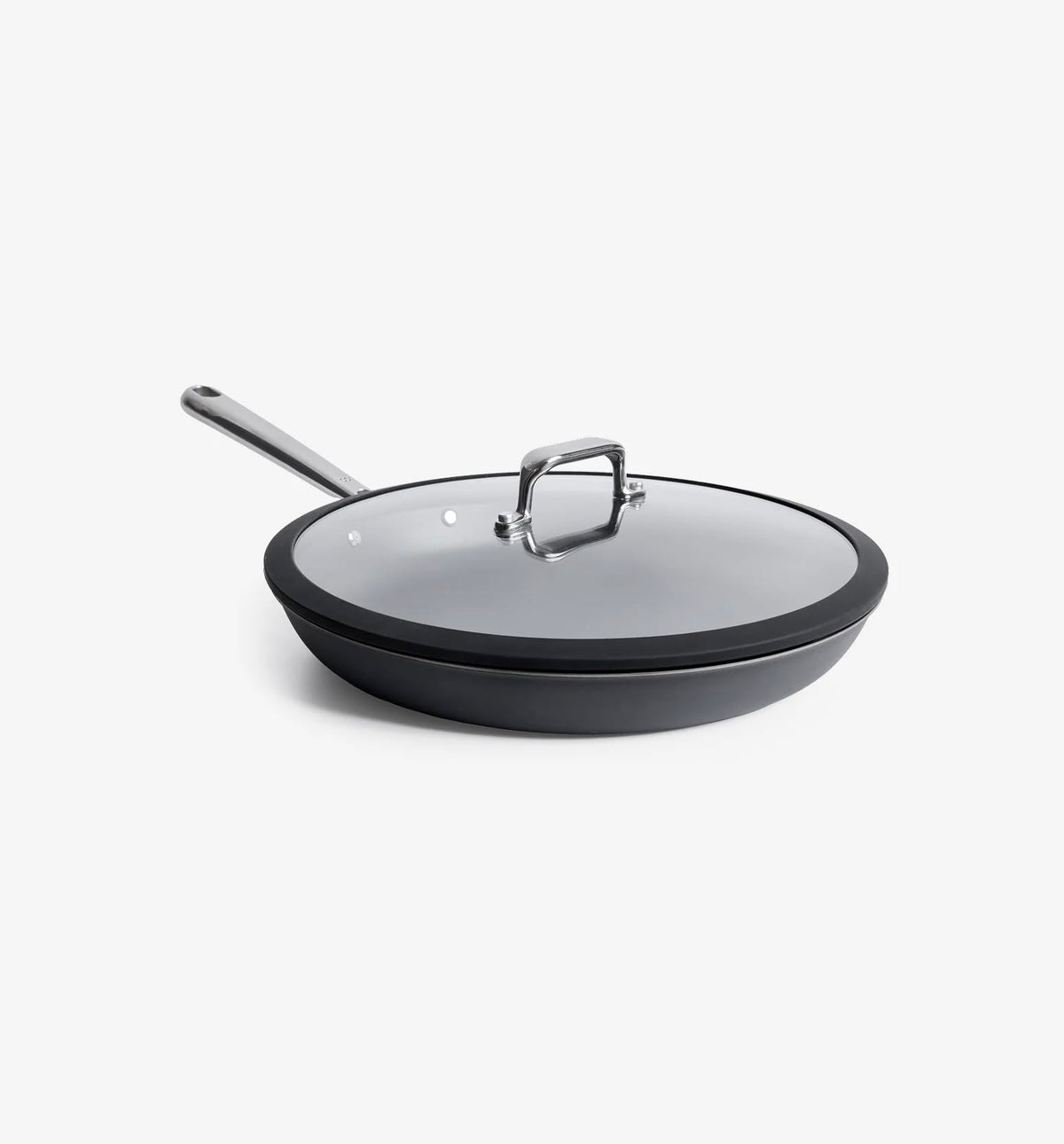Tempered Glass Lid with Silicone Rim 10 Inch Y746394