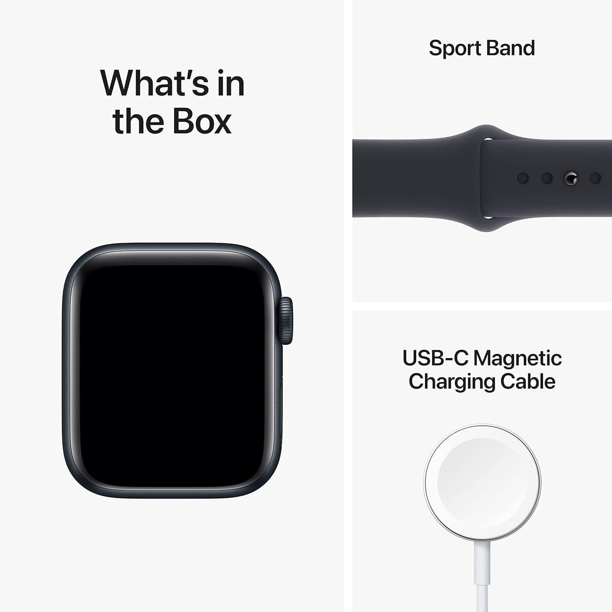 Midnight Aluminum Case with Midnight Sport Band Smartwatch J685