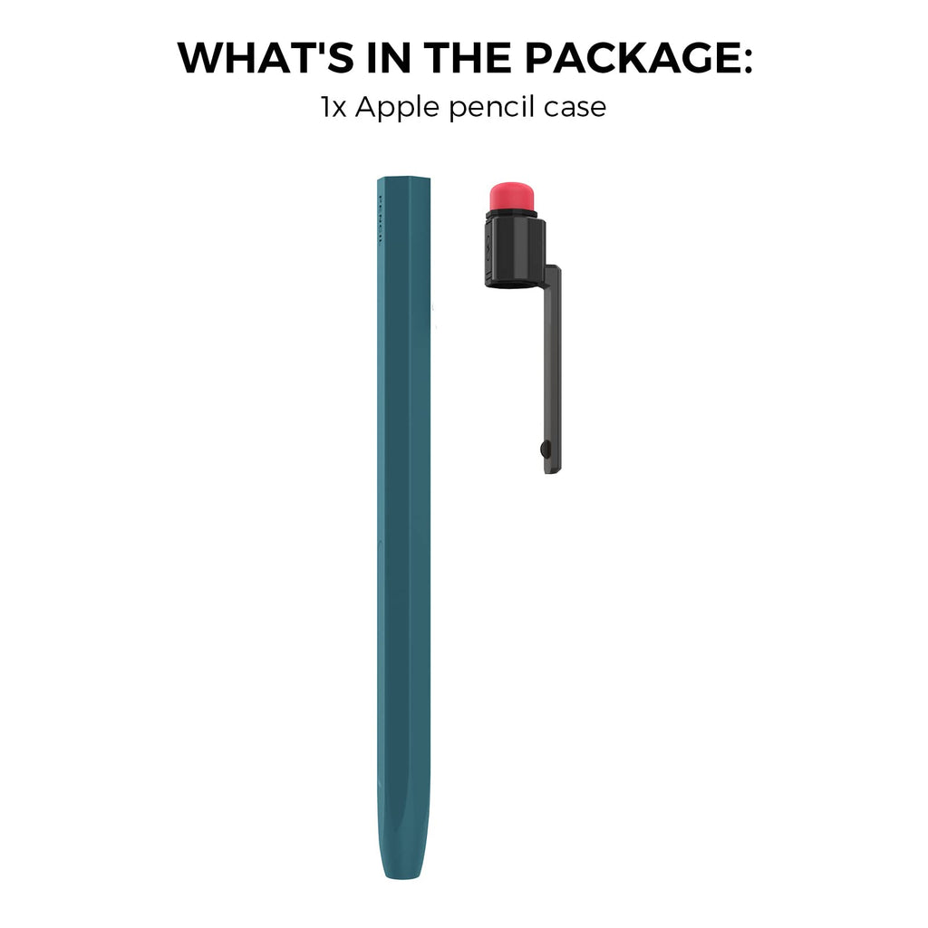 Apple Pencil Pro Silicone Case with Clip Deep Green T655