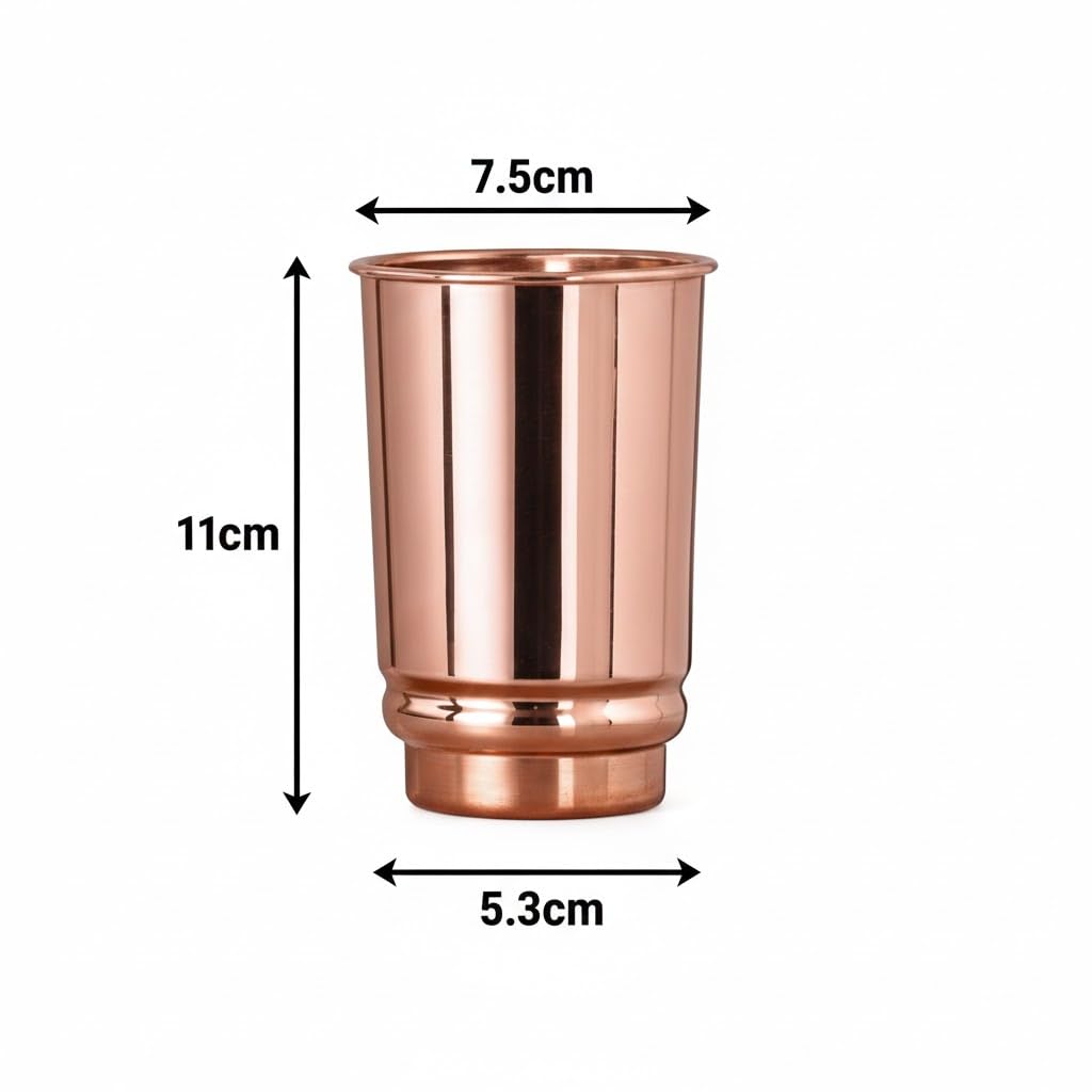 Pure Copper Cups Set of 2, 11.8 oz E55788