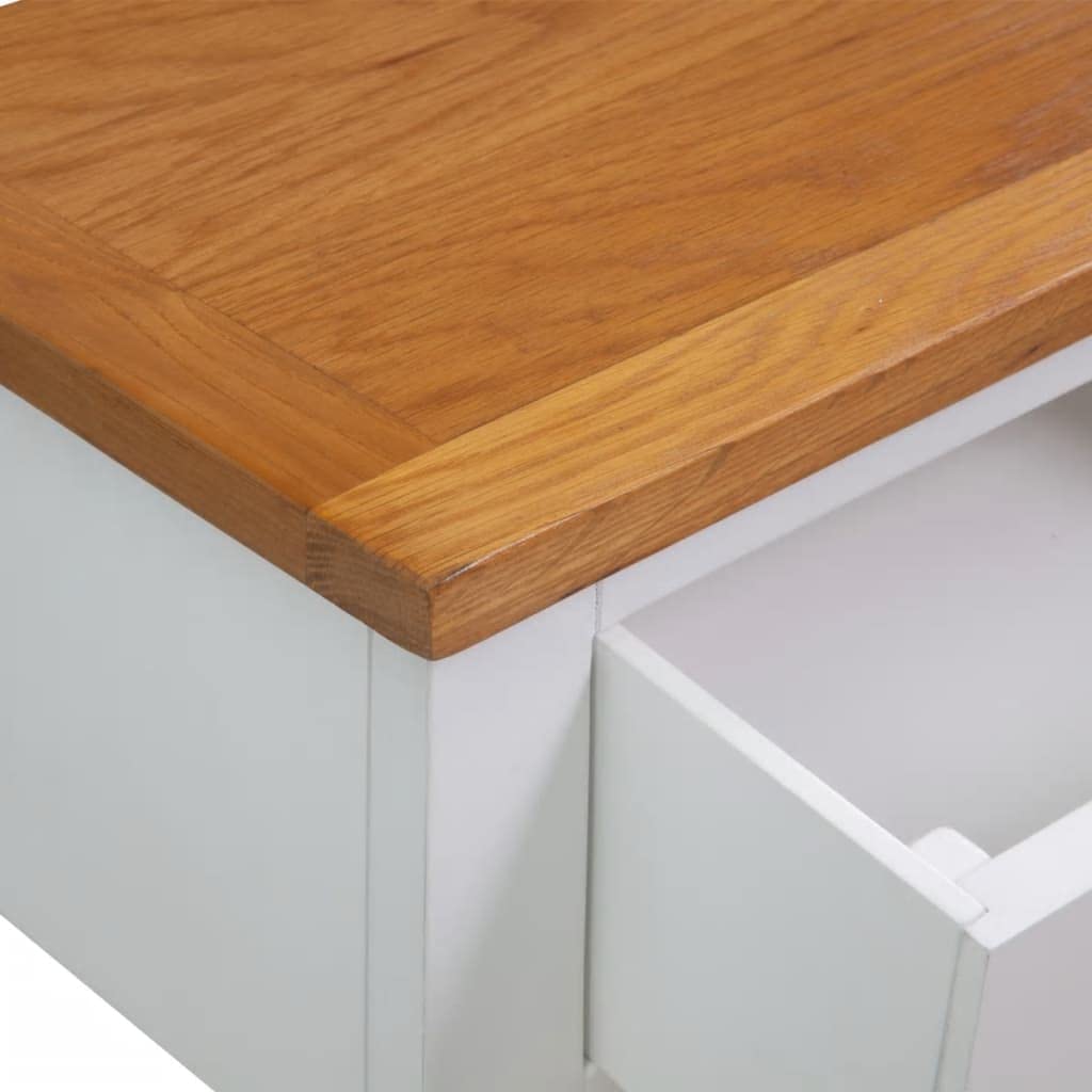 Sofa Side Table with 2 Drawers and Storage Shelves R13705
