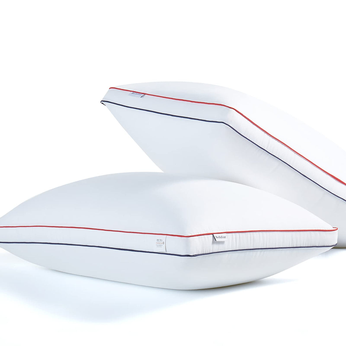 Queen Size Set of 2 Cooling Down Alternative Gusseted Pillows O3401