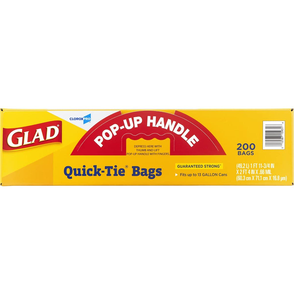 13 Gallon Tall Kitchen Trash Bags, 200 Count S5695