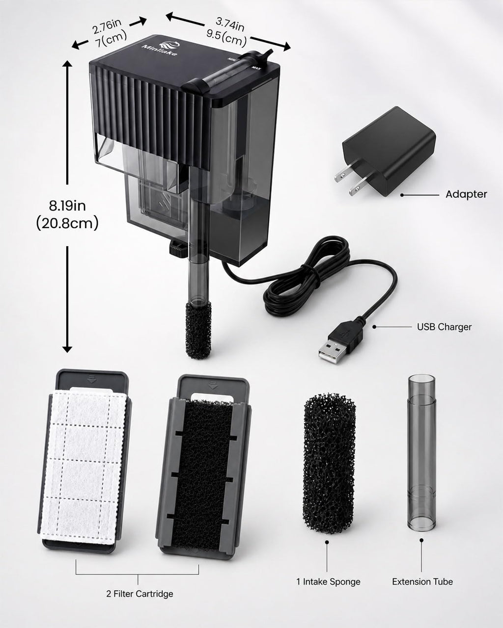 Slim Aquarium Filter Z462