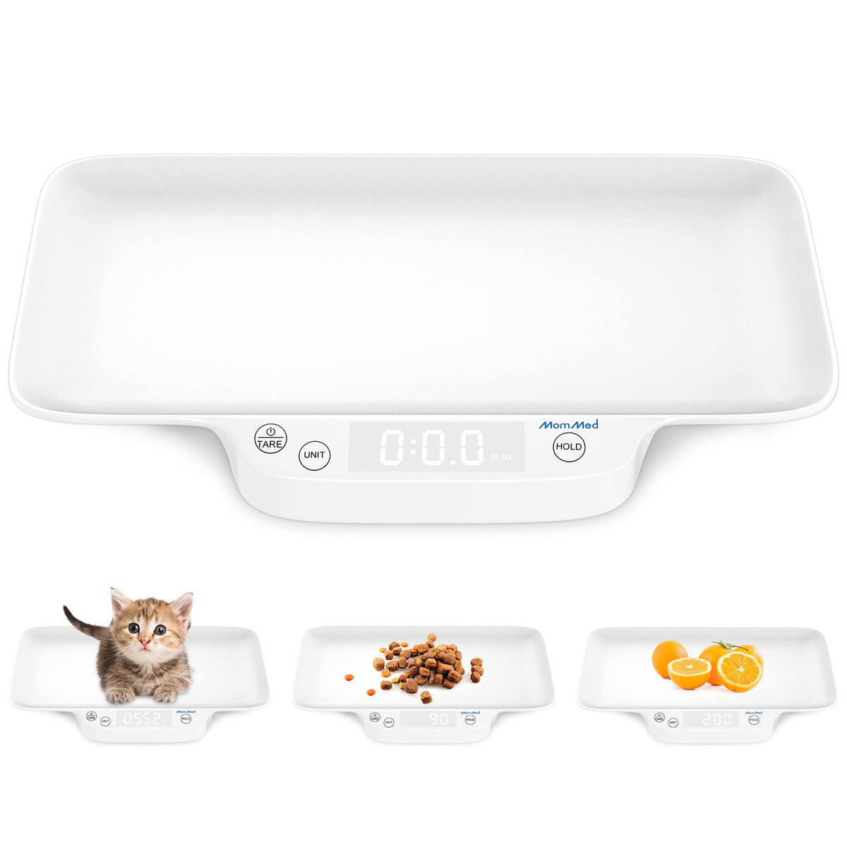 Portable Digital Pet Scale with Hold & Tare Function E195035