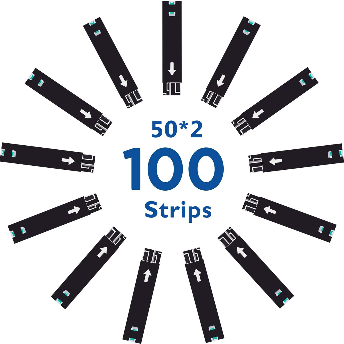 Blood Glucose Test Strips 100 Count K816218