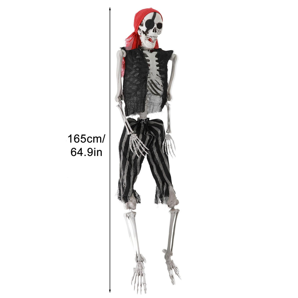 5.4Ft Poseable Skeleton with Movable Joints R21064