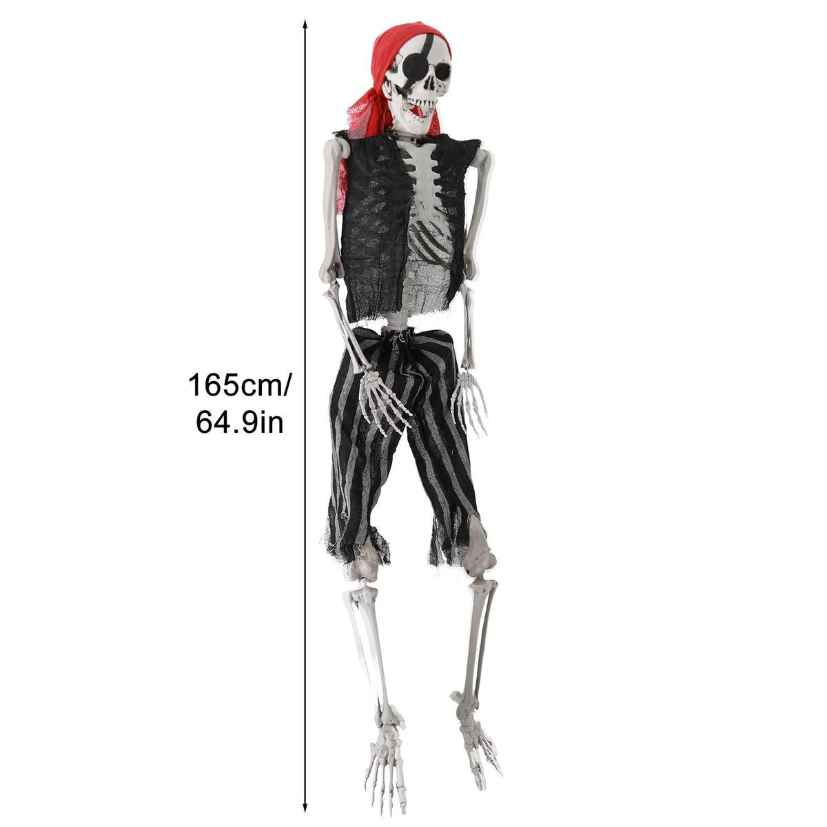 5.4Ft Poseable Skeleton with Movable Joints R21064