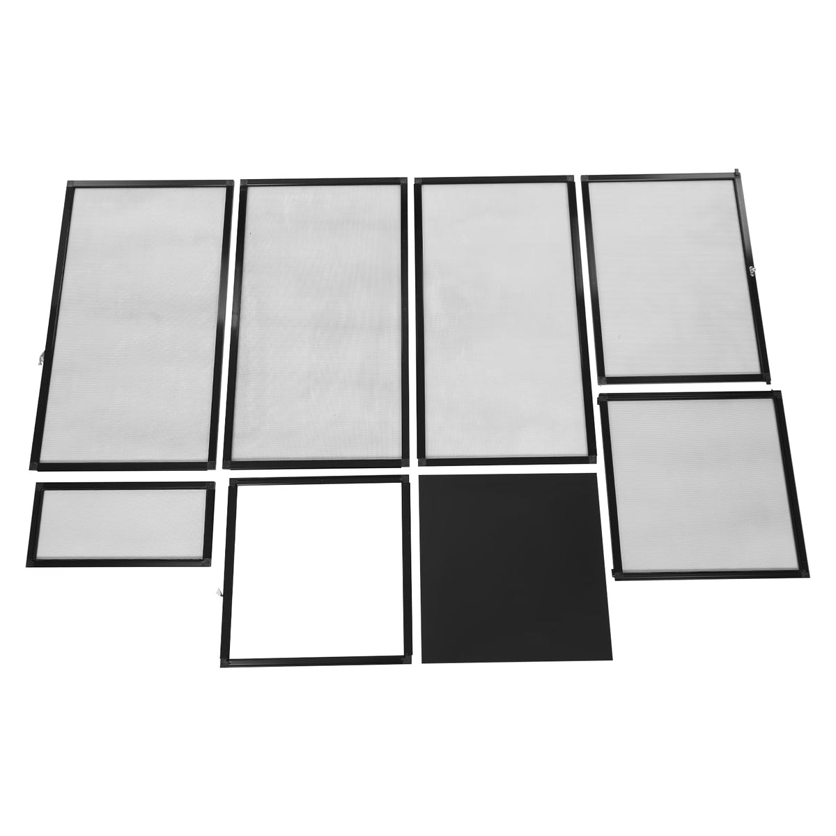 17.7"x17.7"x31.5" Foldable Aluminum Alloy Mesh Reptile Terrarium X584118