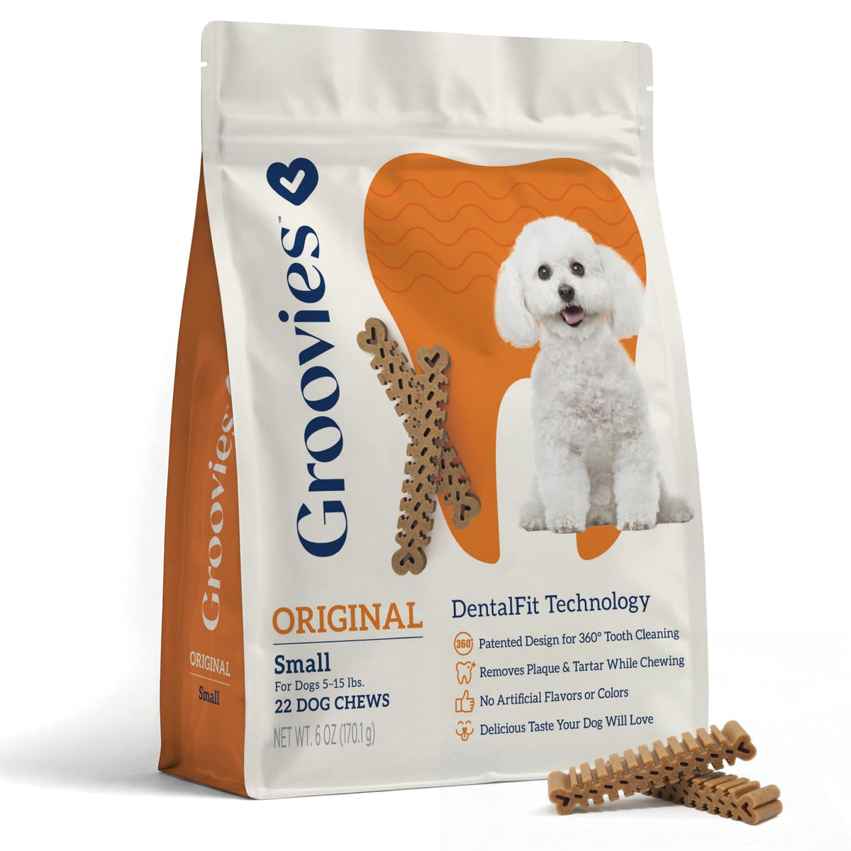 Small Flexible Dog Dental Chews 22Ct H355768