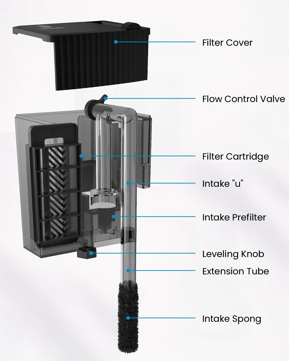 Slim Aquarium Filter Z462