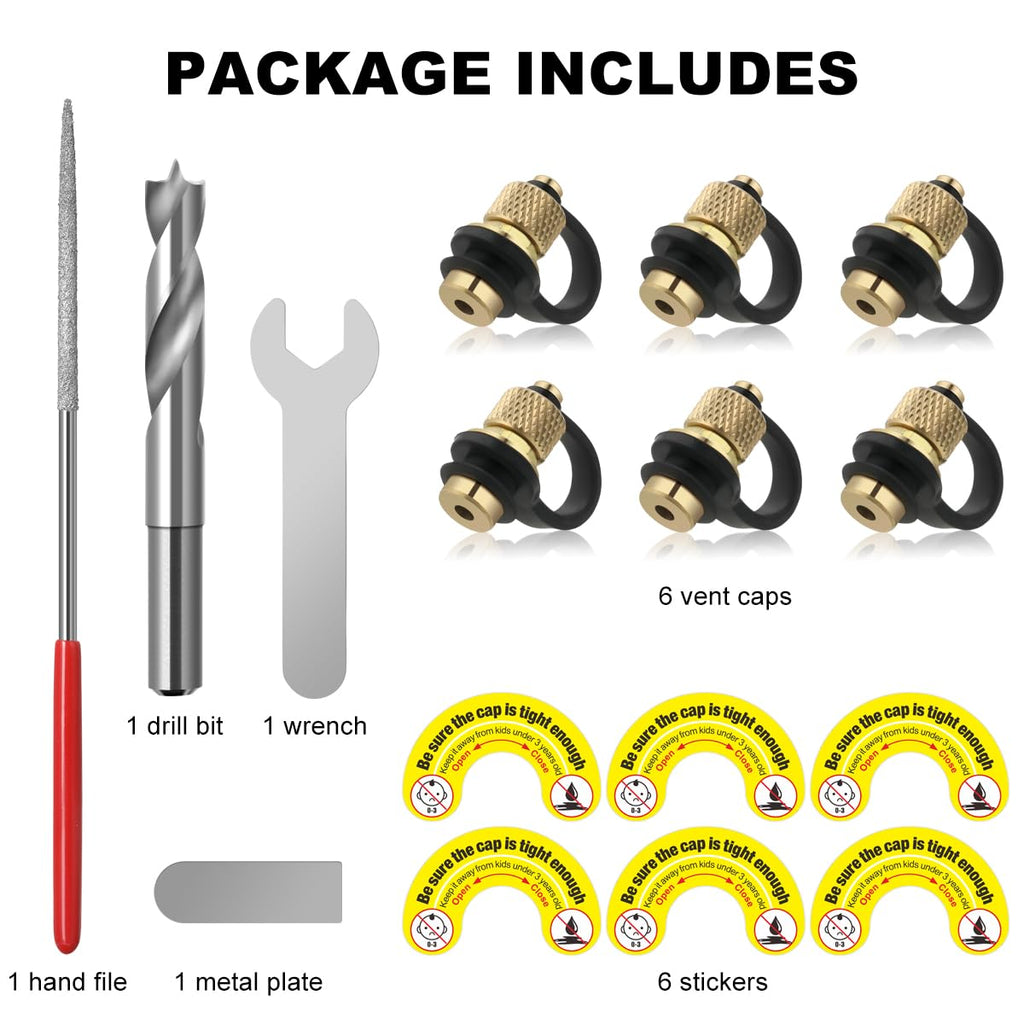 Gas Can Vent Caps 6 Pack J22712