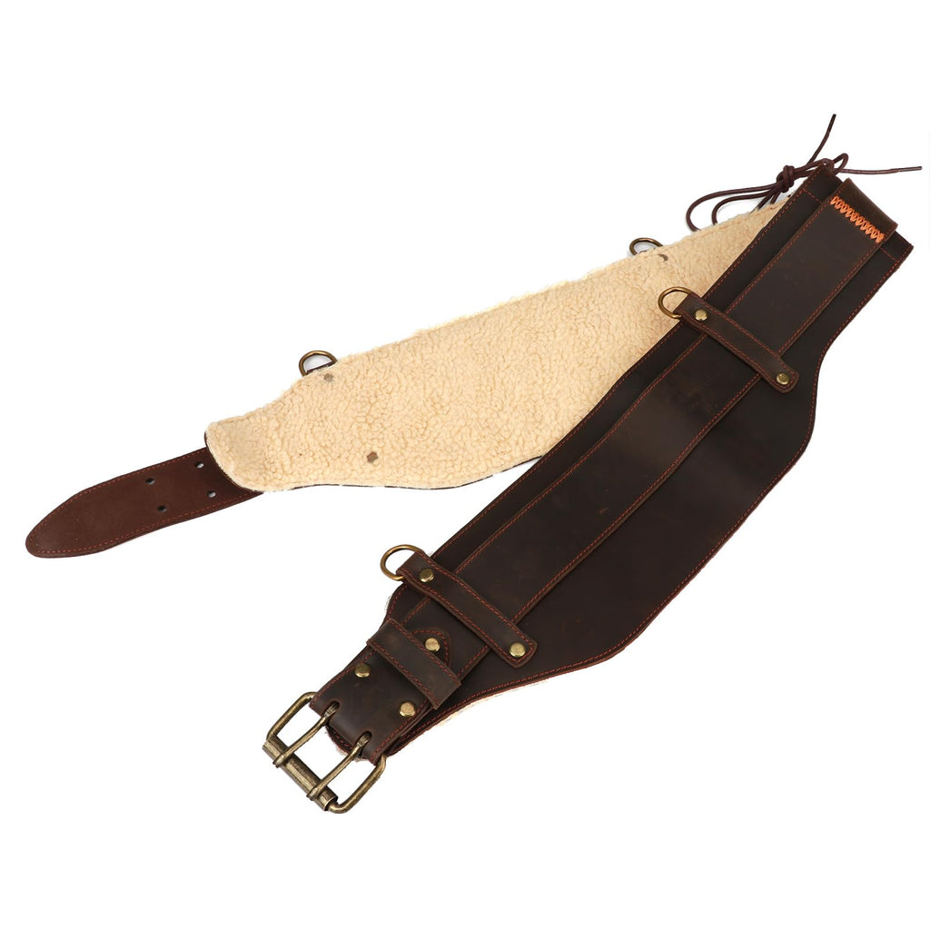 Leather Padded Tool Belt with Suspenders I814