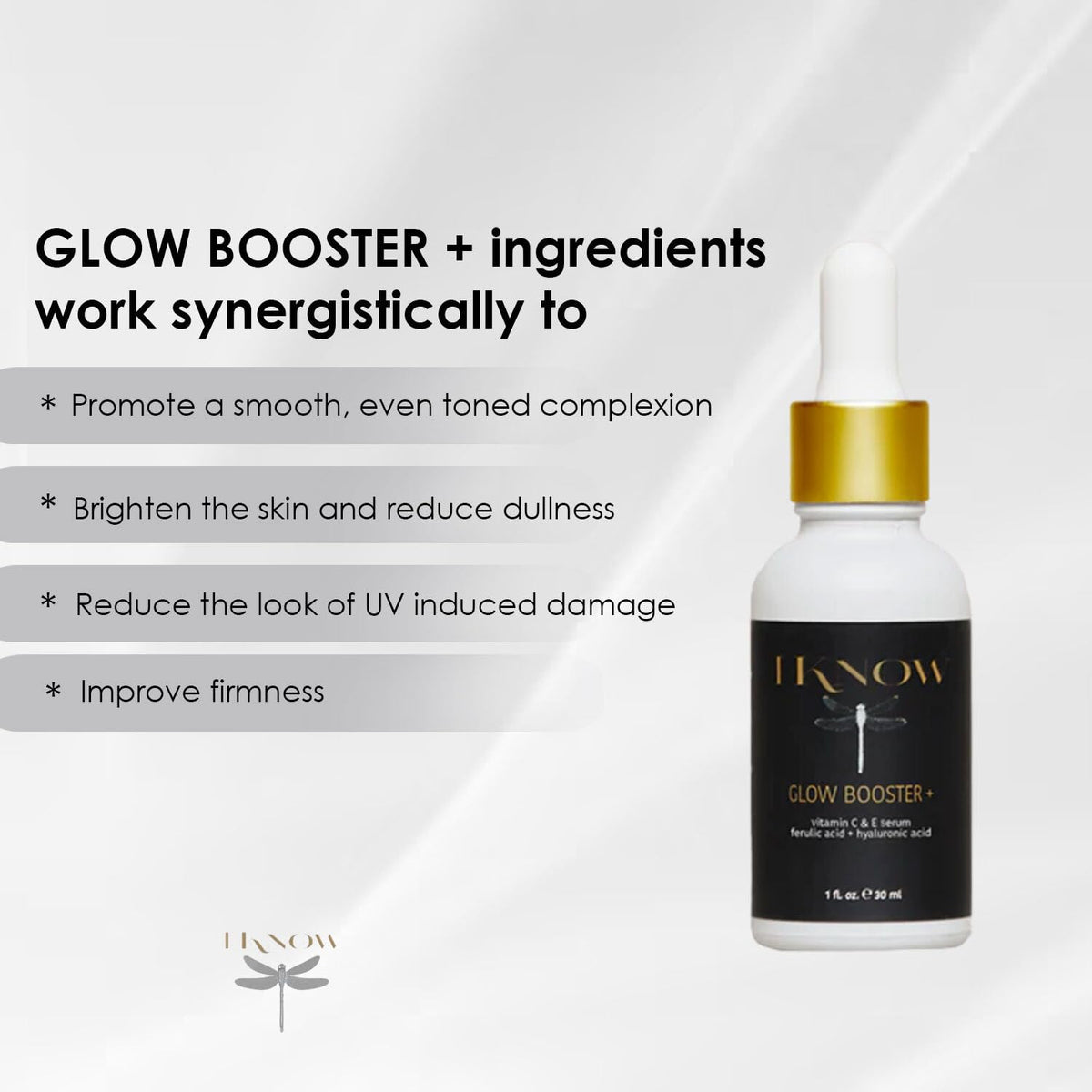 Vitamin C and E Hyaluronic Acid Facial Serum 1 oz A46685