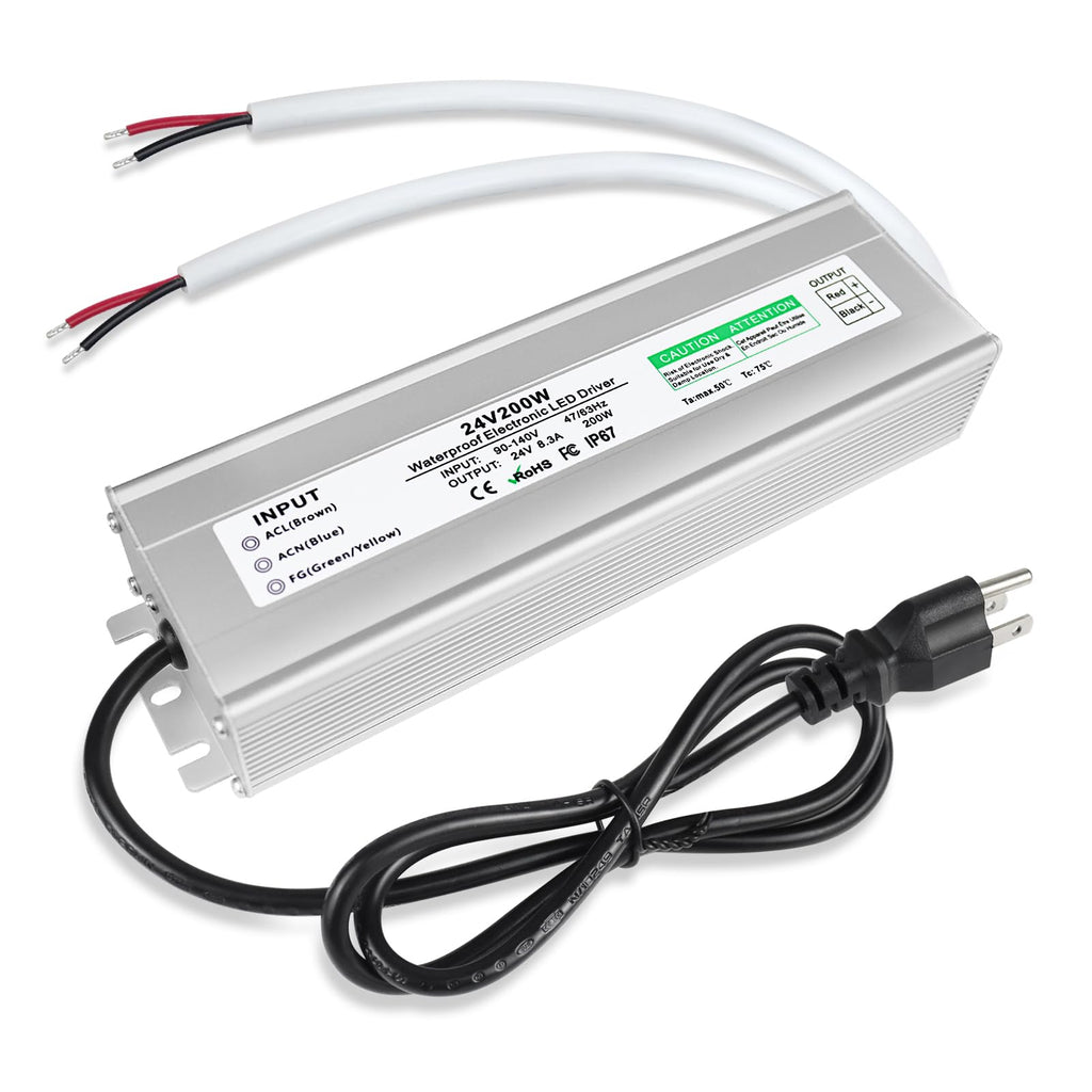24V 200W IP67 Waterproof LED Power Supply O26561