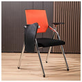 Orange Mesh Foldable Student Chair with Desk and Cup Holder H31657