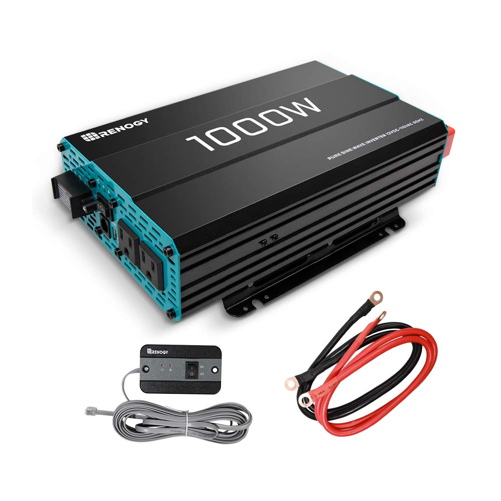 200 Watt 12 Volt Monocrystalline Solar Panel and 1000W Pure Sine Wave Inverter C53555