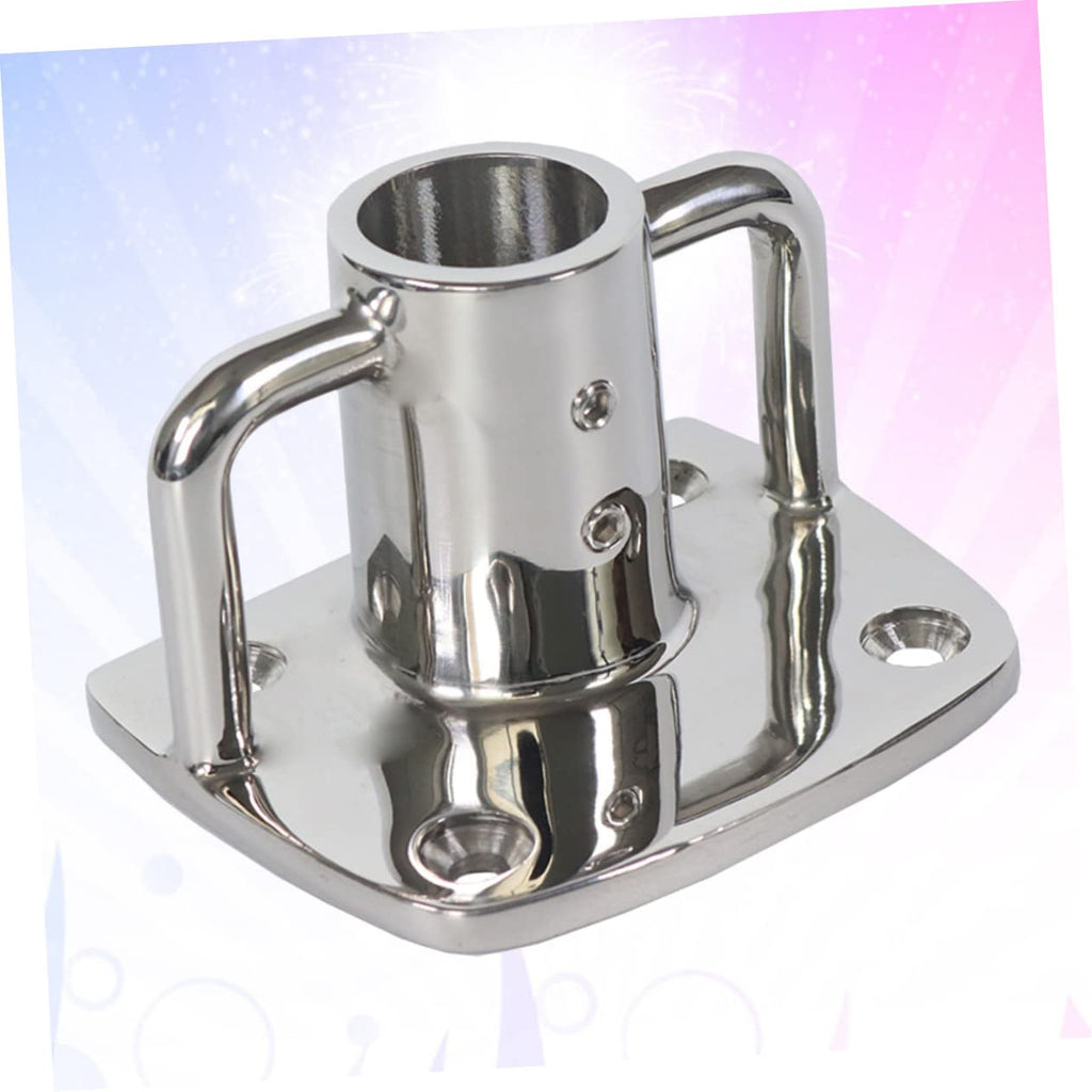 2pcs Stainless Steel Flag Pole Socket Base L347