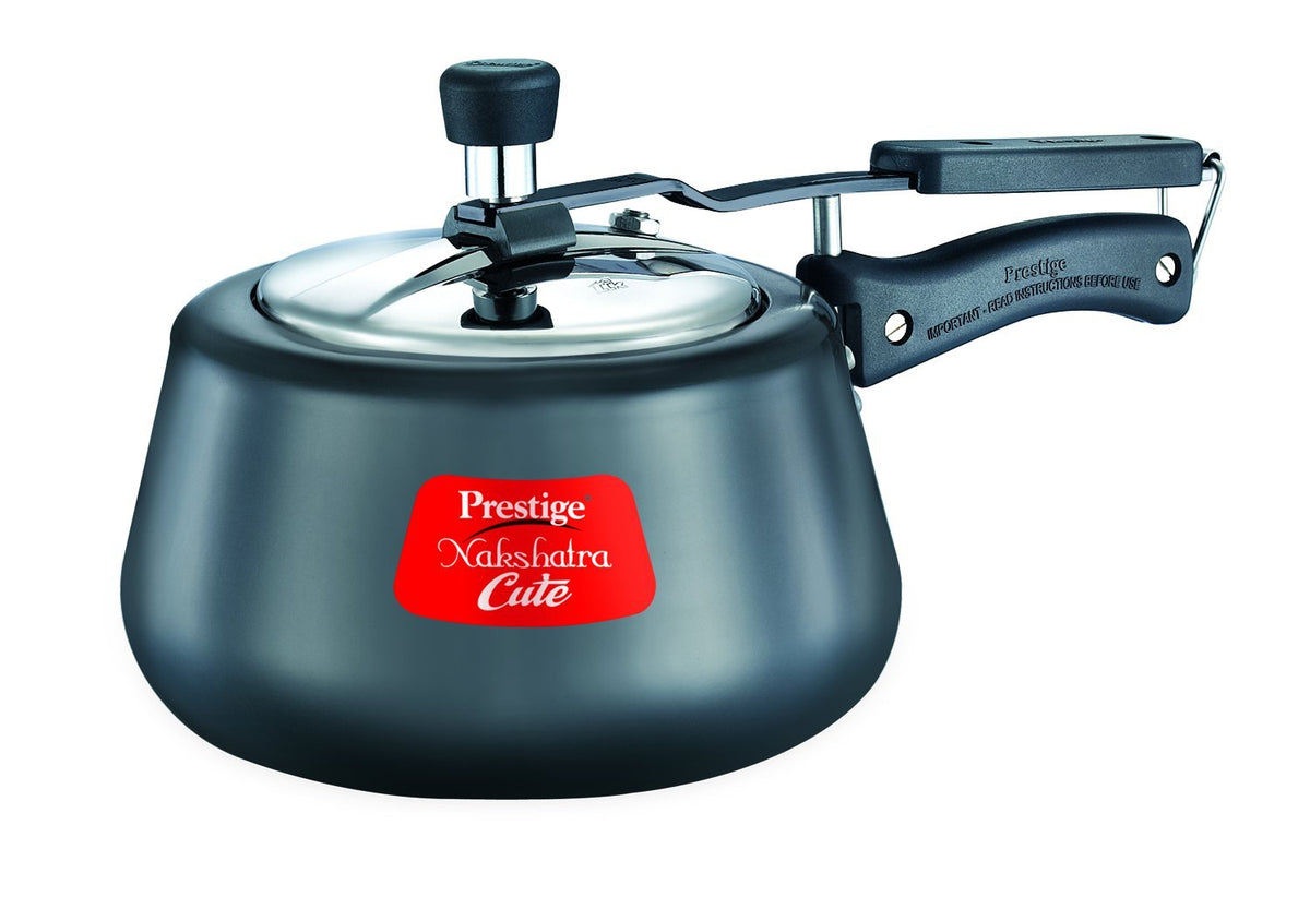 2 Litres Charcoal Black Hard Anodized Aluminum Pressure Cooker T949