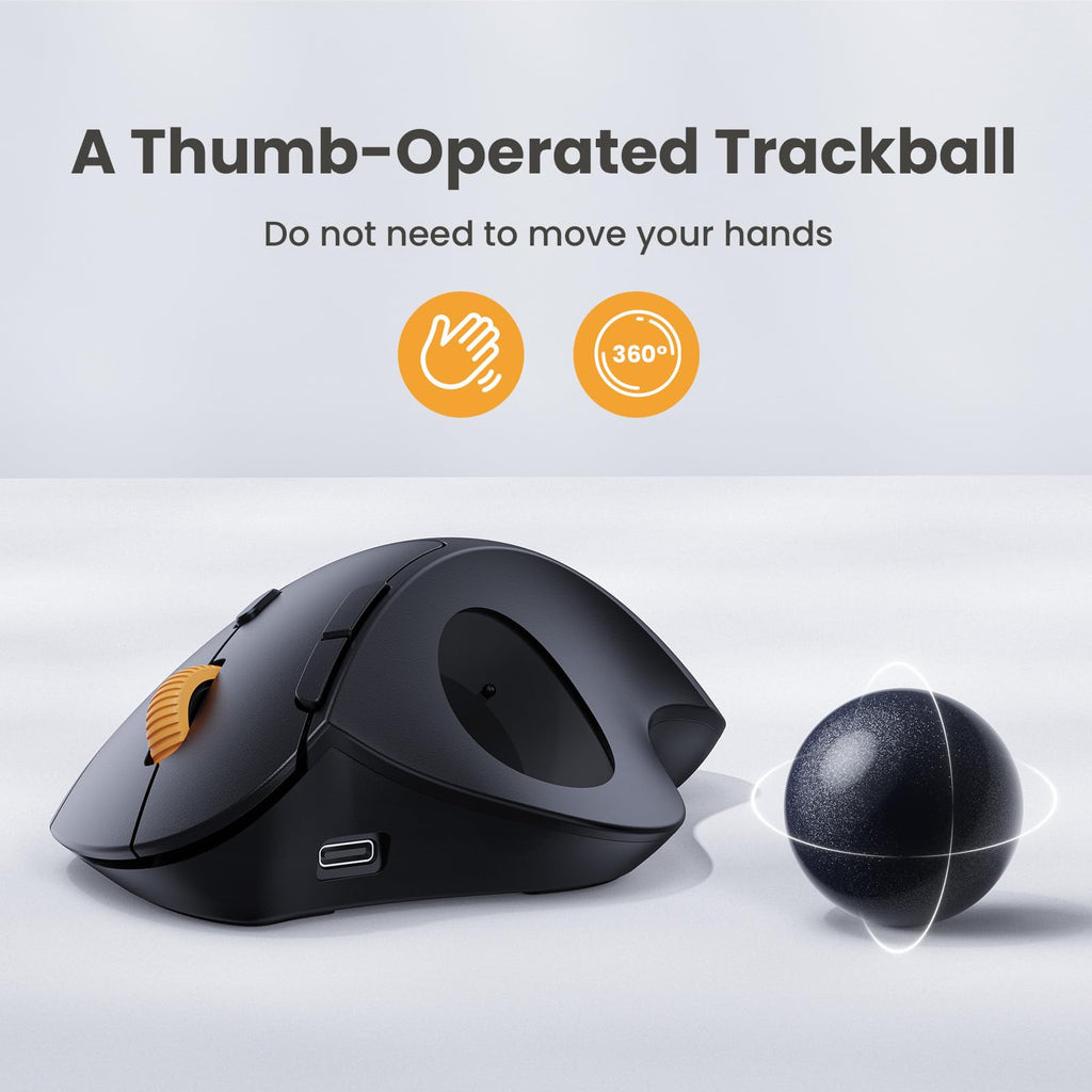 Wireless Bluetooth Trackball Mouse B154376