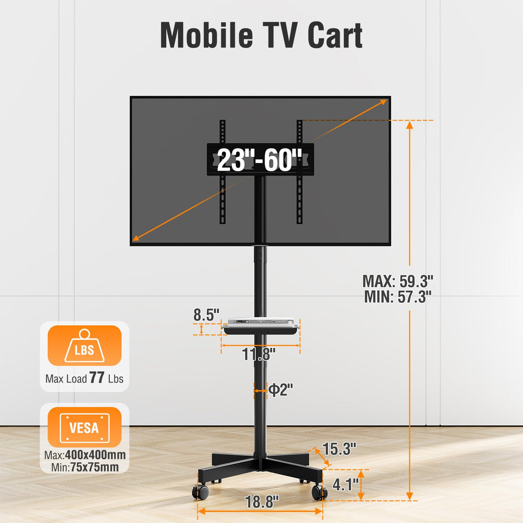 Mobile TV Stand for 23-60" TVs C409170