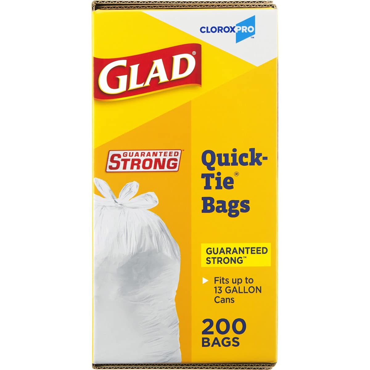13 Gallon Tall Kitchen Trash Bags, 200 Count S5695