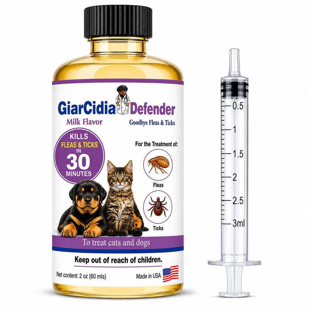 Flea & Tick Support for Cats & Dogs Oral Suspension Milk Flavor 60ml T84282