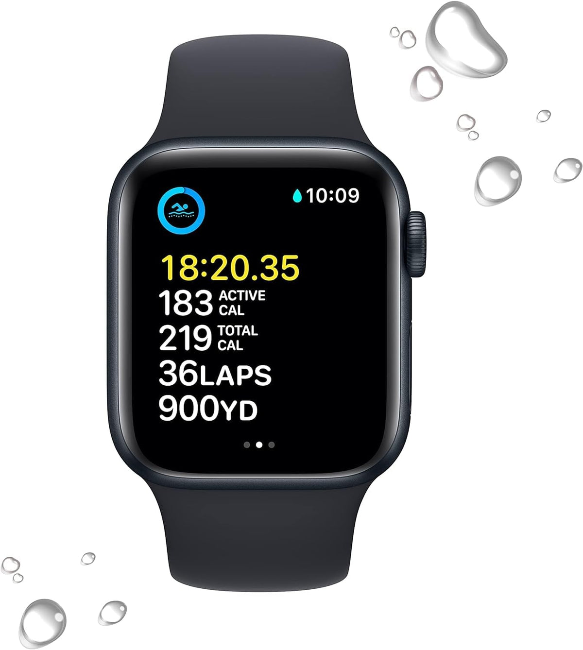 Midnight Aluminum Case with Midnight Sport Band Smartwatch J685