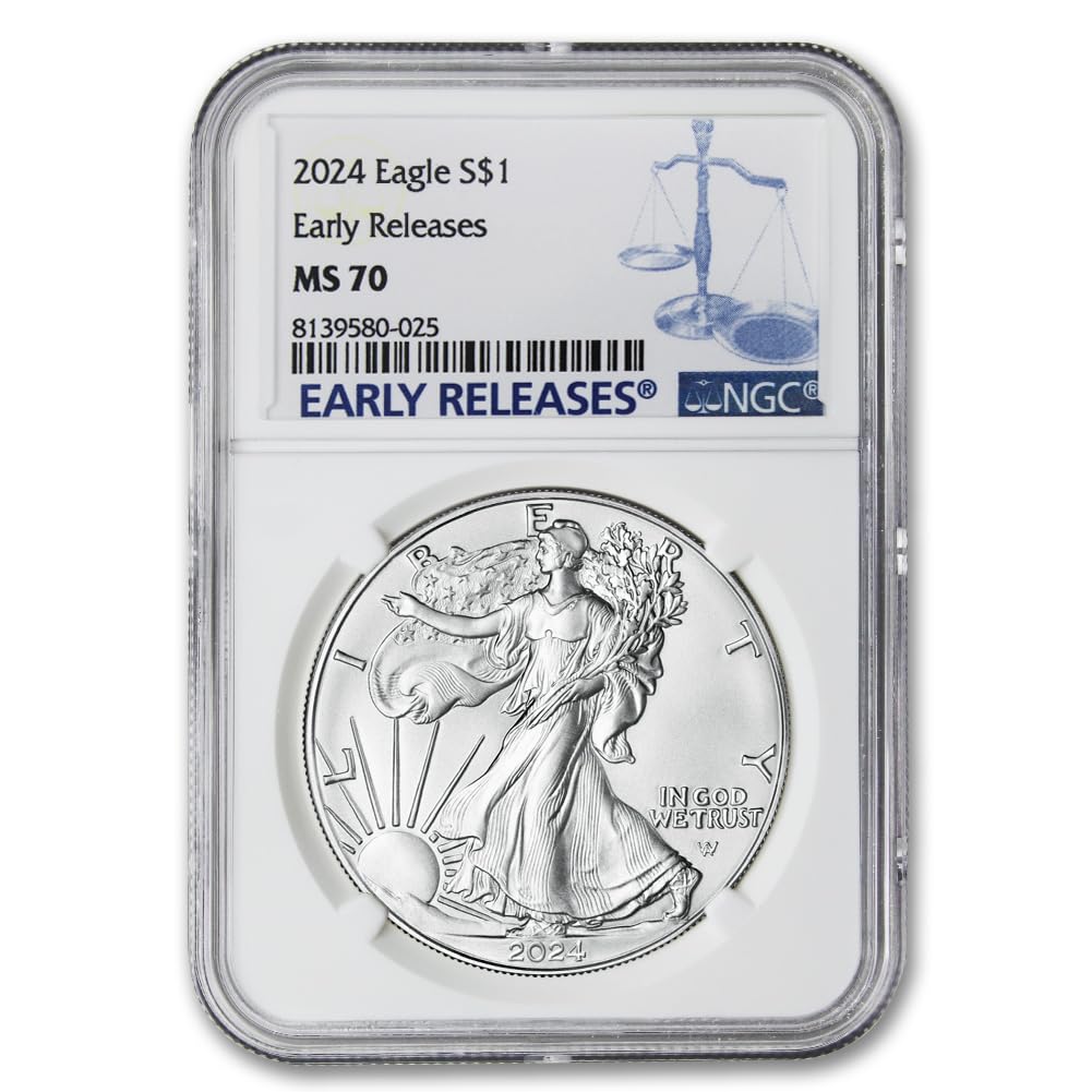 1 oz American Silver Eagle Coin MS-70 U7606