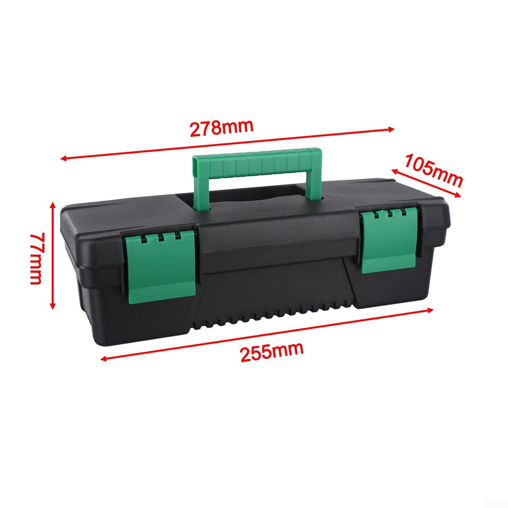 10 Inch Portable Plastic Toolbox with Ergonomic Handle X341077