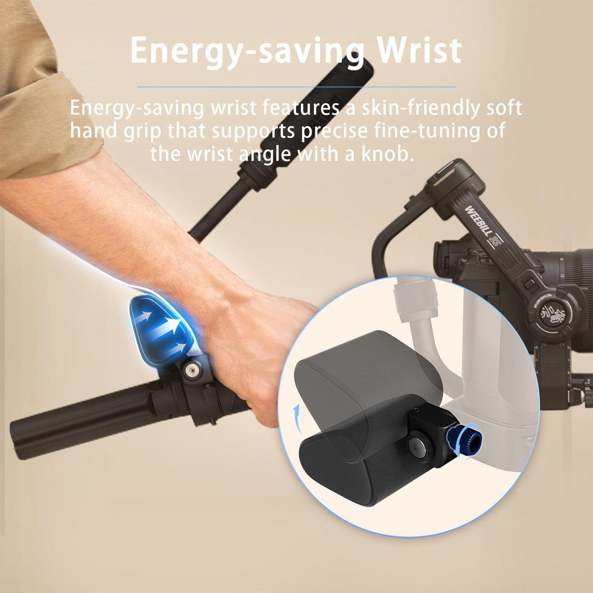 3-Axis Gimbal Stabilizer for DSLR and Mirrorless Camera E459