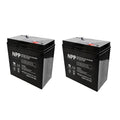 6V 36Ah Rechargeable Sealed Lead Acid Battery 4 Pcs M199