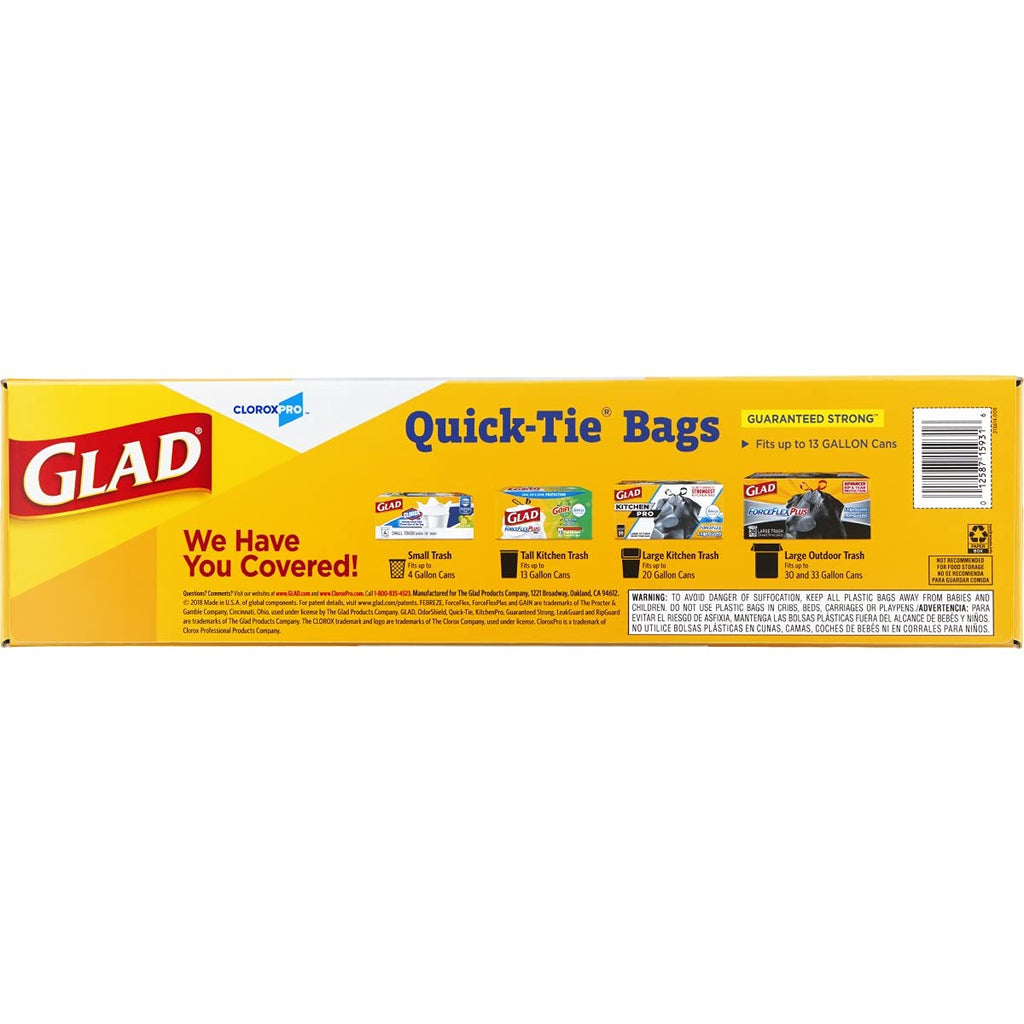 13 Gallon Tall Kitchen Trash Bags, 200 Count S5695
