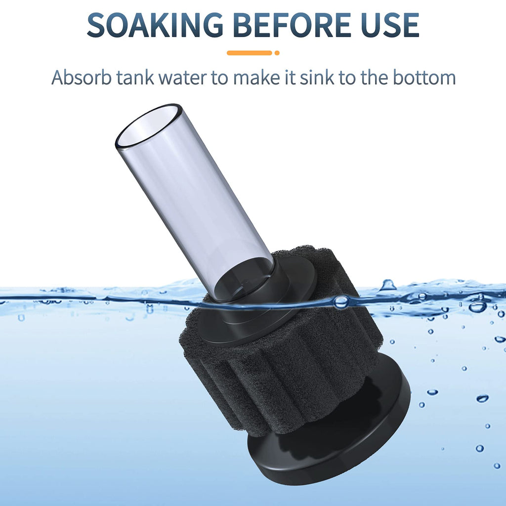 Mini Aquarium Sponge Filter Kit with Airline Tubing and Control Valve E50492