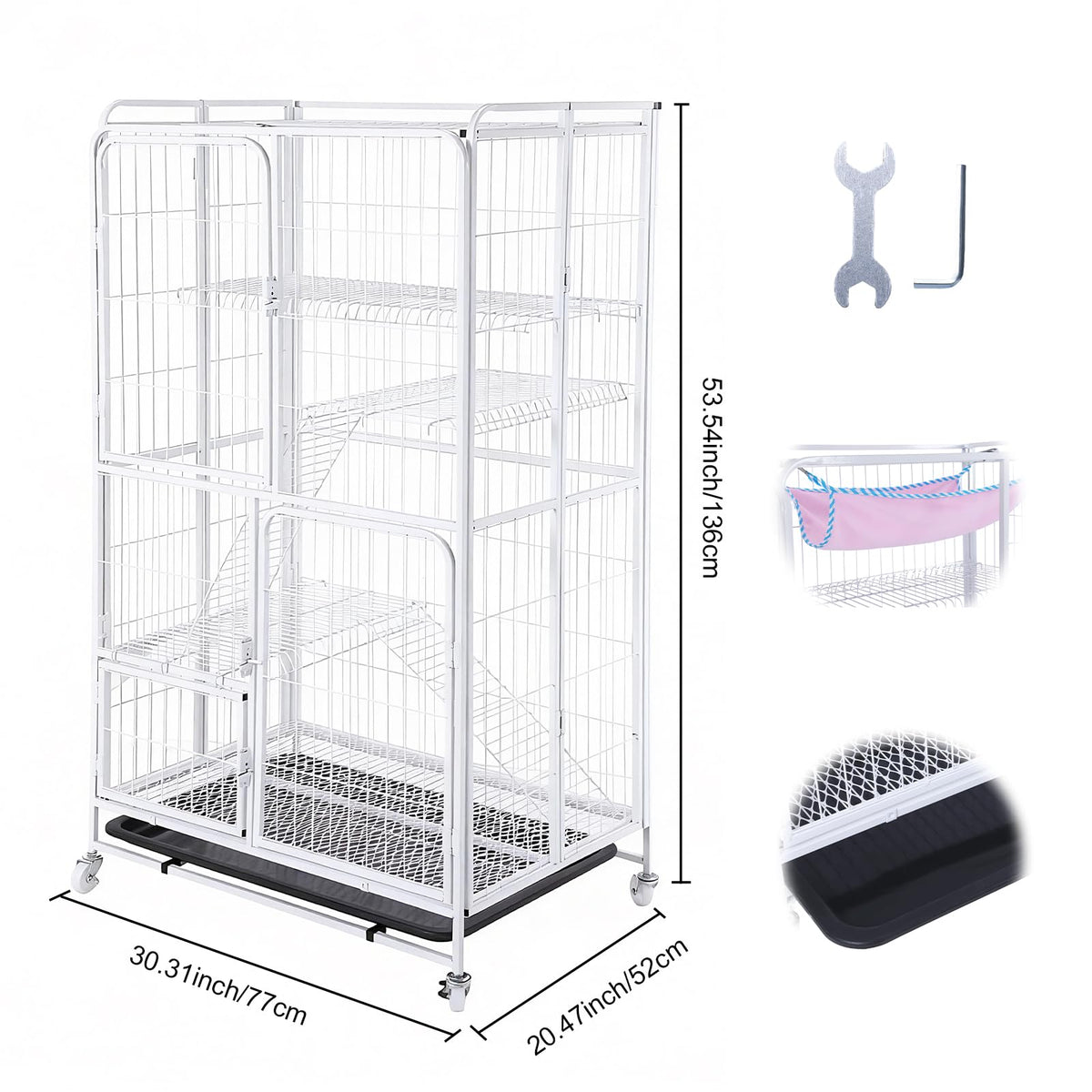 4 Tier Indoor Cat Playpen Q5405