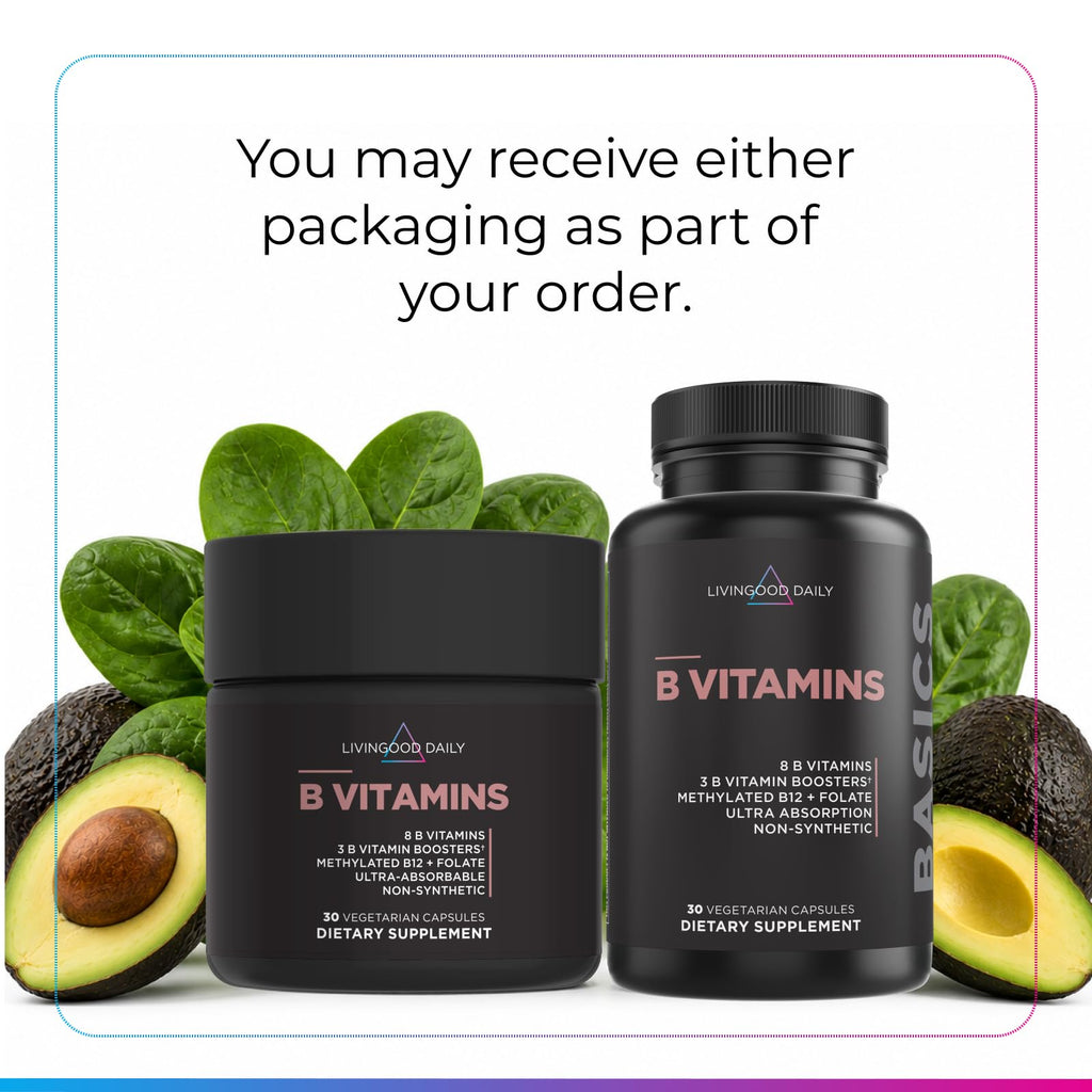 Vitamin B Complex Supplement 30 Capsules Q452454