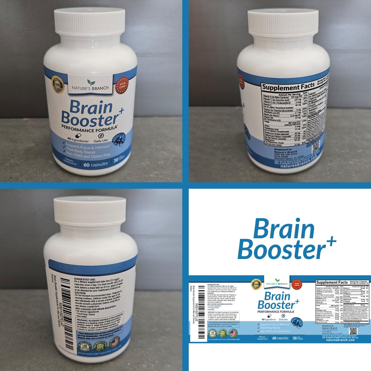 Brain Booster Supplement F9686