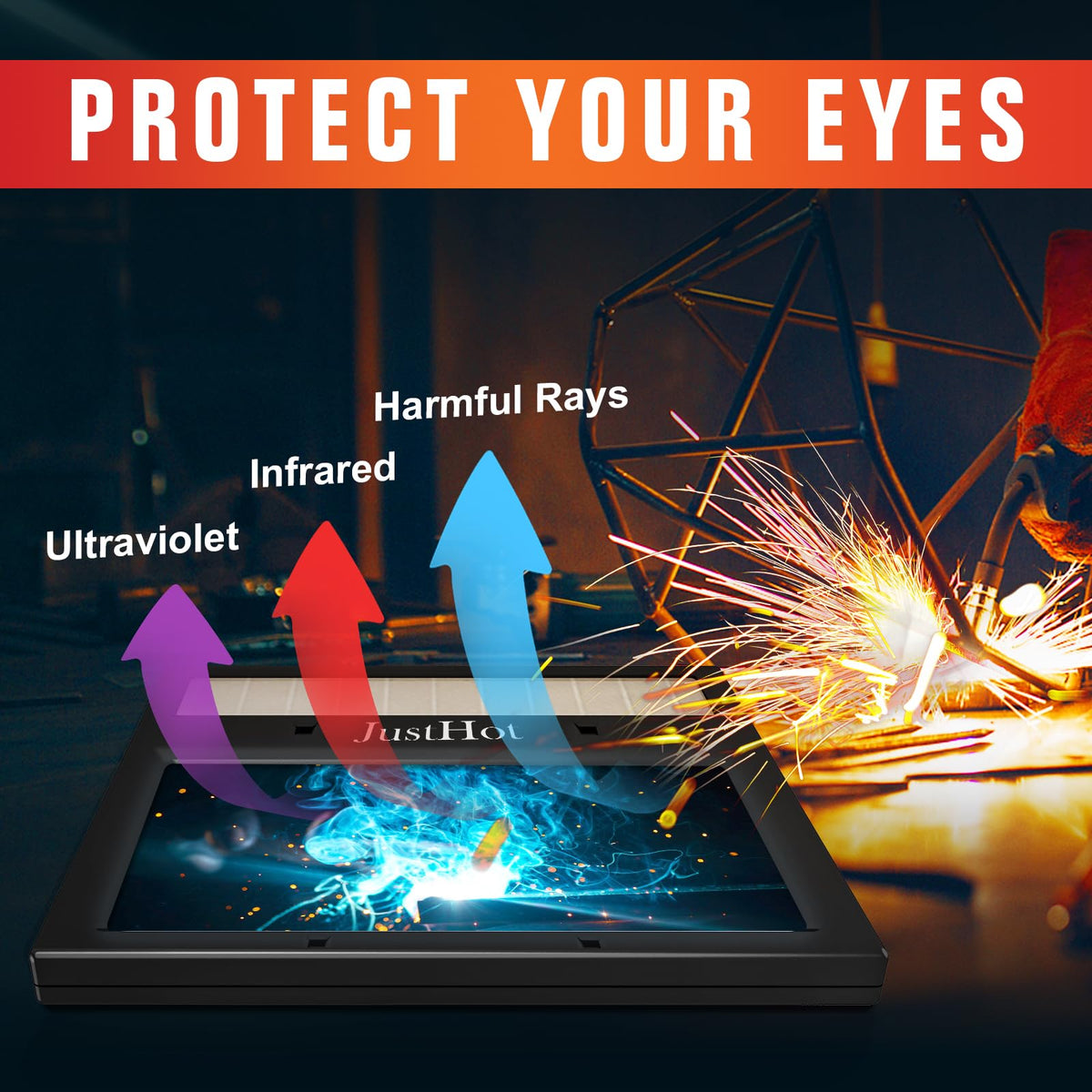 Auto Darkening True Color Welding Lens A783