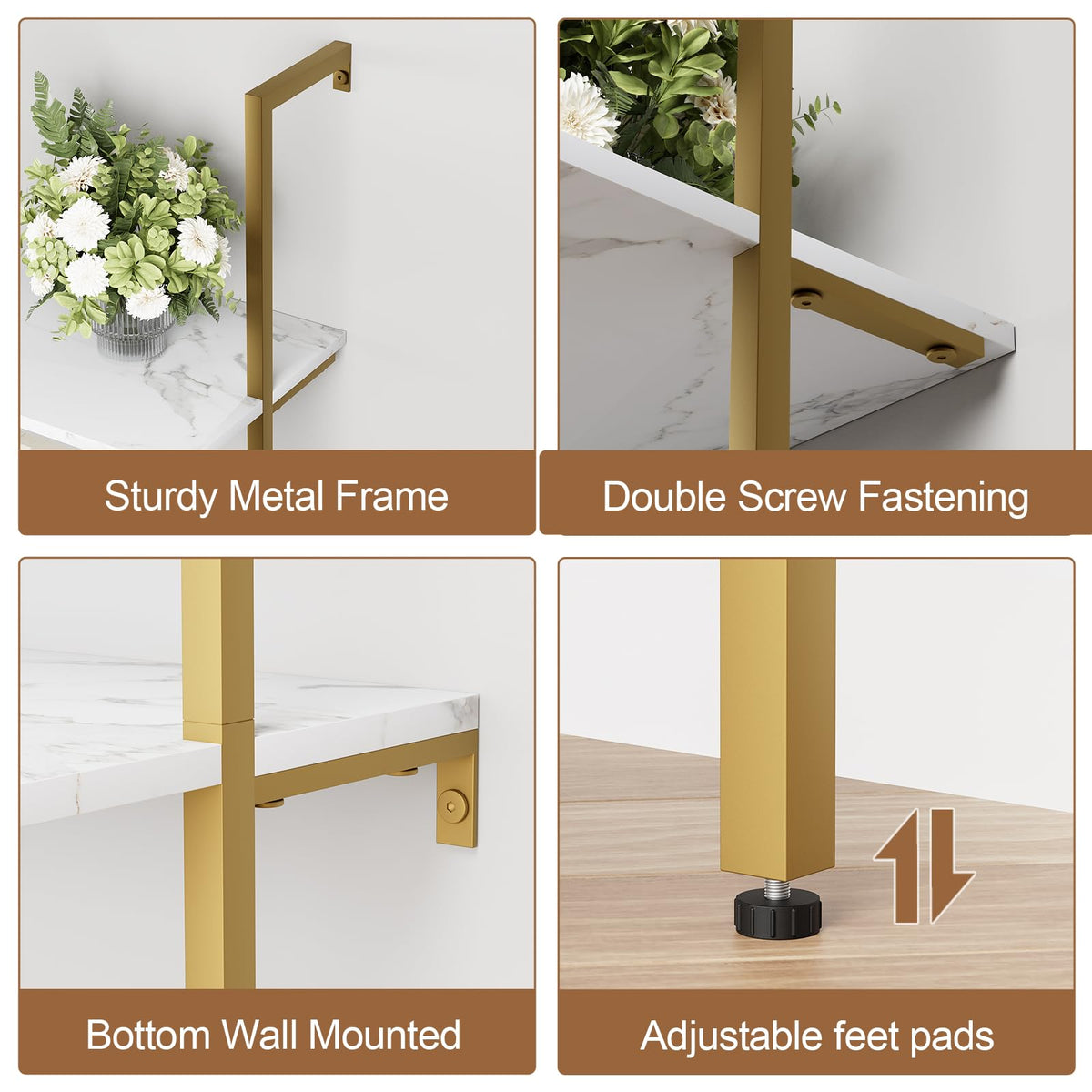 White 5-Tier Ladder Bookshelf O989971