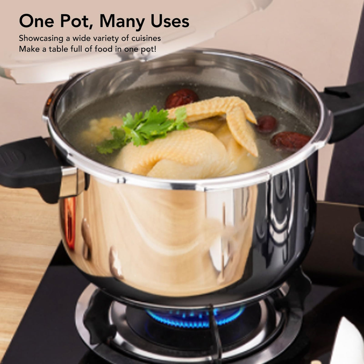 Stainless Steel 3L Pressure Cooker Q22470
