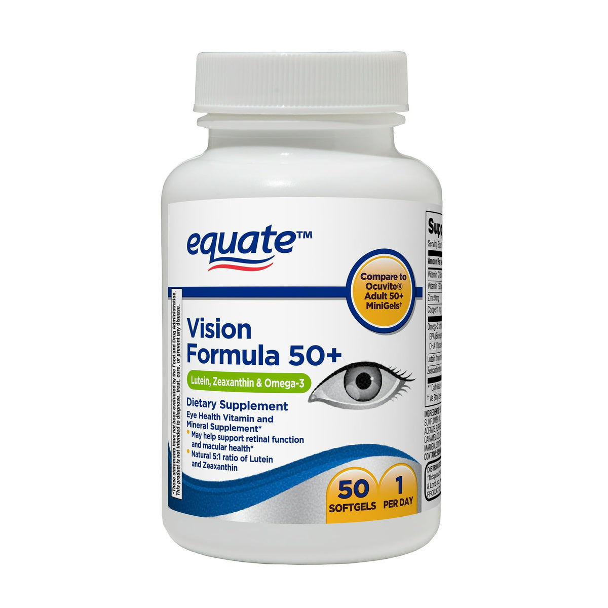 50 Count Softgels Dietary Supplement I7406