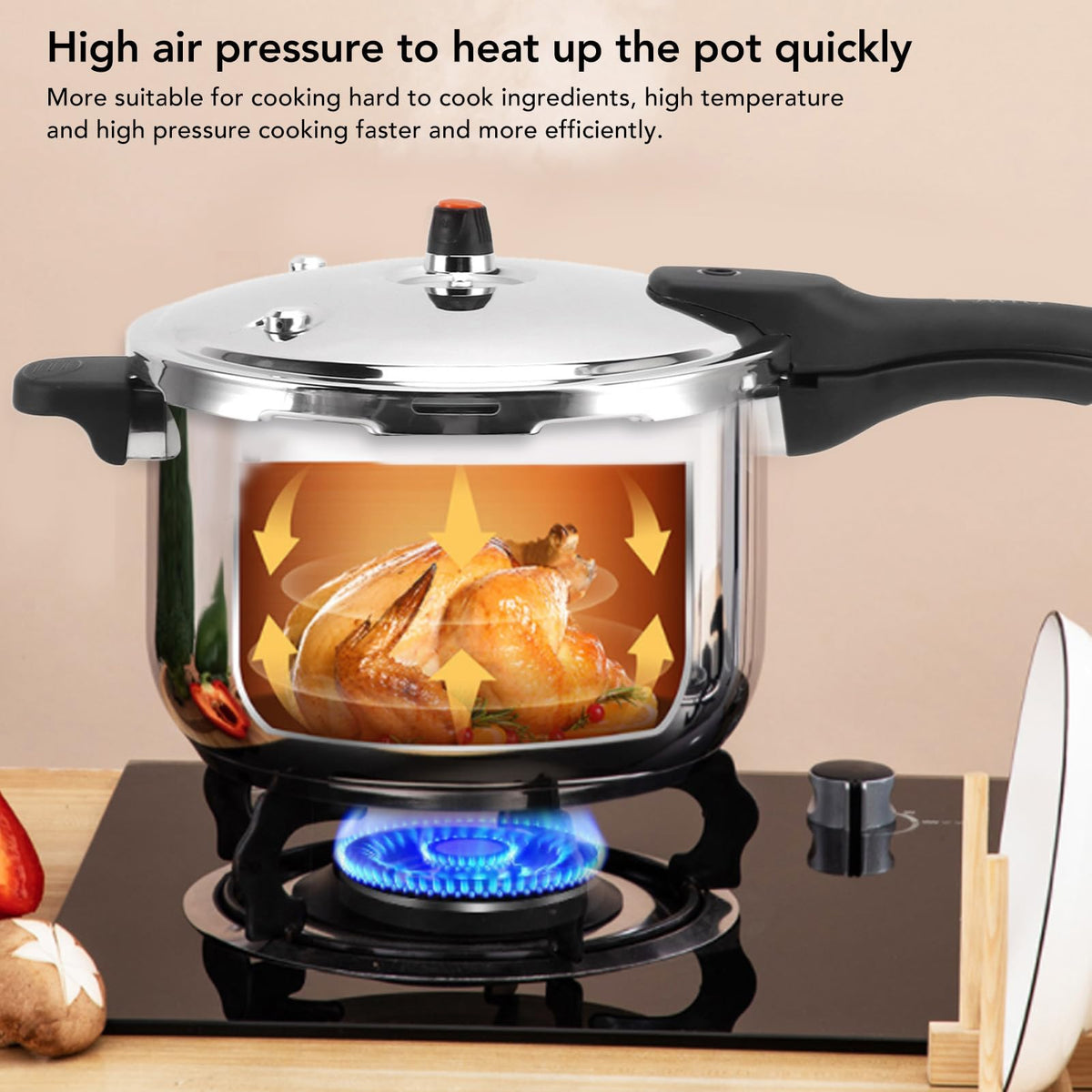 Stainless Steel 3L Pressure Cooker Q22470